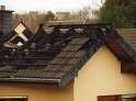 Dachstuhlbrand Koeln Bocklemuend Untere Dorfstr P124